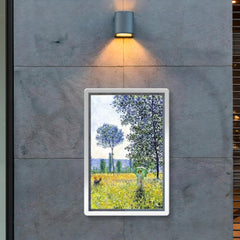 Sunlight Effect Under the Poplars by Claude Monet, 1887 poster 2