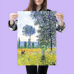 Sunlight Effect Under the Poplars by Claude Monet, 1887 poster 3