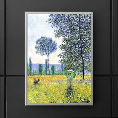 Sunlight Effect Under the Poplars by Claude Monet, 1887 poster 5