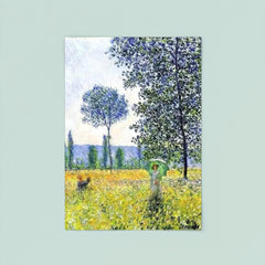 Sunlight Effect Under the Poplars by Claude Monet, 1887 poster 8