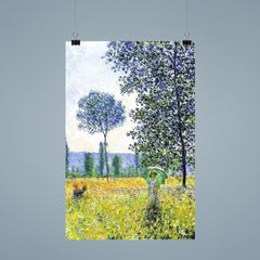Sunlight Effect Under the Poplars by Claude Monet, 1887 poster 9