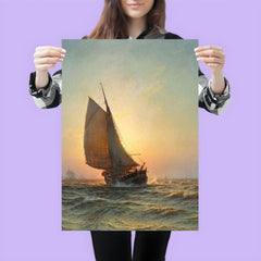 Sunrise, Drogden by Christian Molsted, 1919 poster 3