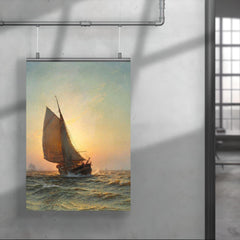 Sunrise, Drogden by Christian Molsted, 1919 poster 4