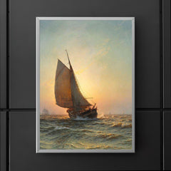 Sunrise, Drogden by Christian Molsted, 1919 poster 5