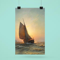 Sunrise, Drogden by Christian Molsted, 1919 poster 6