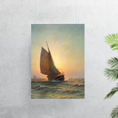 Sunrise, Drogden by Christian Molsted, 1919 poster 7