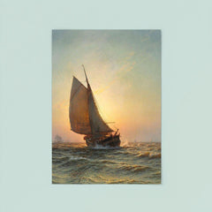 Sunrise, Drogden by Christian Molsted, 1919 poster 8