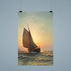 Sunrise, Drogden by Christian Molsted, 1919 poster 9