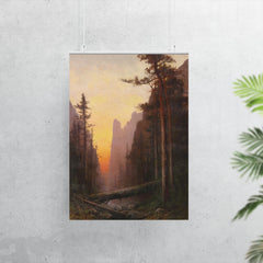 Sunset in Yosemite by Julian Walbridge Rix poster 7