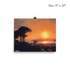 Sunset Over the Golden Horn by Ivan Aivazovsky, 1866 poster 4