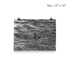 Survivors of HMAS Armidale on Raft After Japanese Air Attack, December 1942 poster 3