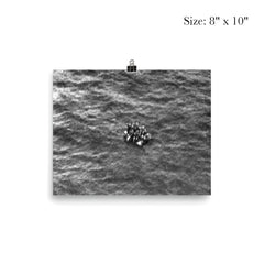 Survivors of HMAS Armidale on Raft After Japanese Air Attack, December 1942 poster 4