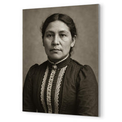 Susan La Flesche Picotte metal print mockup