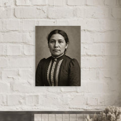 Susan La Flesche Picotte metal print mockup