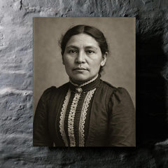 Susan La Flesche Picotte metal print mockup