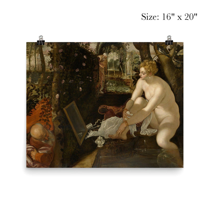 Susanna and the Elders by Tintoretto poster 2