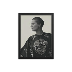 Suzanne Belperron framed print on a plain backdrop in size 12"x16".