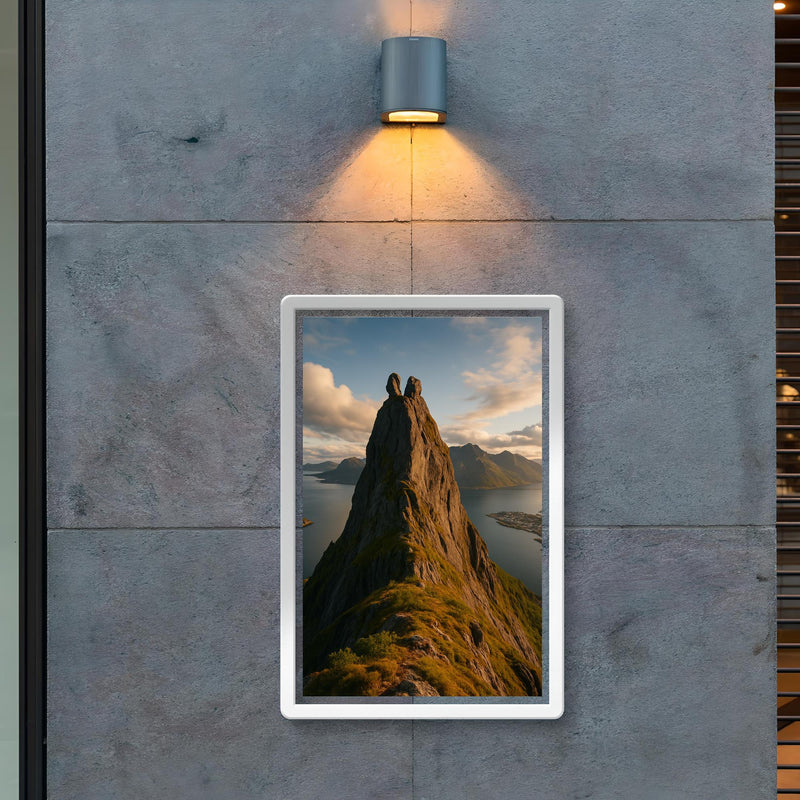 Svolvaergeita Peak Lofoten Norway poster 2