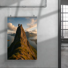 Svolvaergeita Peak Lofoten Norway poster 4