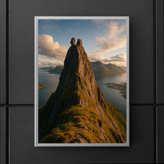 Svolvaergeita Peak Lofoten Norway poster 5