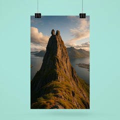 Svolvaergeita Peak Lofoten Norway poster 6