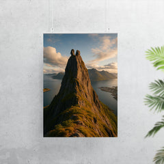 Svolvaergeita Peak Lofoten Norway poster 7