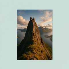 Svolvaergeita Peak Lofoten Norway poster 8