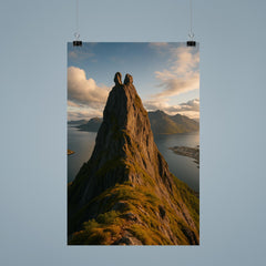 Svolvaergeita Peak Lofoten Norway poster 9