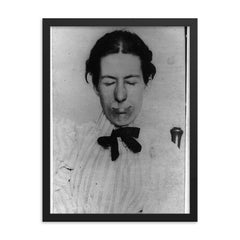 Swindler Refuses to Cooperate, 1897 framed print on a plain backdrop in size 18"x24".