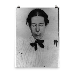 Swindler Refuses to Cooperate, 1897 poster on a plain backdrop in size 8"x10".