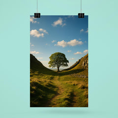 Sycamore Gap Hadrian's Wall England poster 6