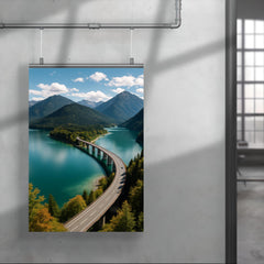 Sylvensteinsee Panorama Germany poster 4