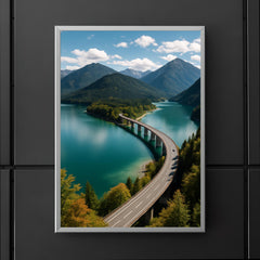 Sylvensteinsee Panorama Germany poster 5