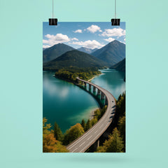 Sylvensteinsee Panorama Germany poster 6