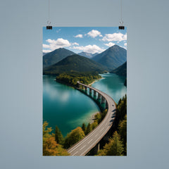 Sylvensteinsee Panorama Germany poster 9