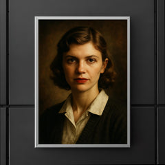 Sylvia Plath portrait poster 5