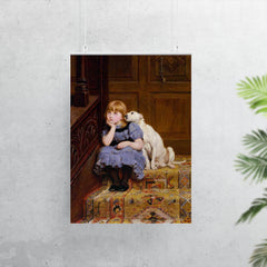 Sympathy by Briton Riviere poster 7