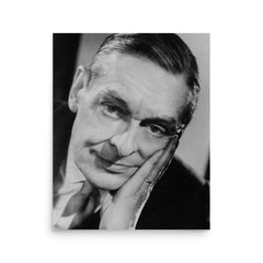 T S Eliot poster on a plain backdrop in size 16"x20".