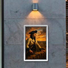 Tadeusz Kościuszko at Saratoga earthworks poster 2
