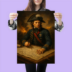 Tadeusz Kosciuszko battlefield engineering map table portrait poster 3