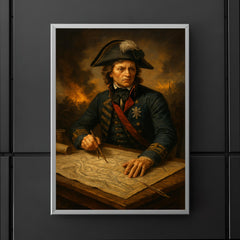 Tadeusz Kosciuszko battlefield engineering map table portrait poster 5