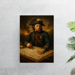 Tadeusz Kosciuszko battlefield engineering map table portrait poster 7