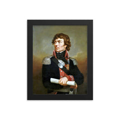 Tadeusz Kosciuszko framed print on a plain backdrop in size 8"x10".