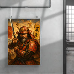 Takeda Shingen furinkazan battle portrait poster 4