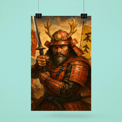 Takeda Shingen furinkazan battle portrait poster 6