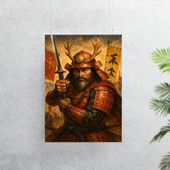 Takeda Shingen furinkazan battle portrait poster 7