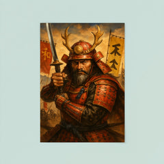 Takeda Shingen furinkazan battle portrait poster 8