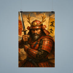 Takeda Shingen furinkazan battle portrait poster 9