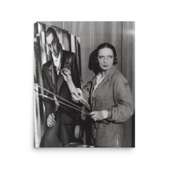 Tamara de Lempicka poster on a plain backdrop in size 16"x20".