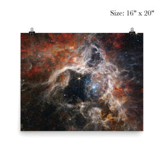 Tarantula Nebula taken by James Webb Space Telescope poster 2
